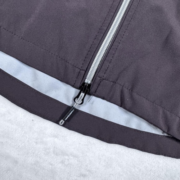 New Balance Jacket Womens Small Brown Hooded Softshell Full Zip Running Athletic - Picture 3 of 10